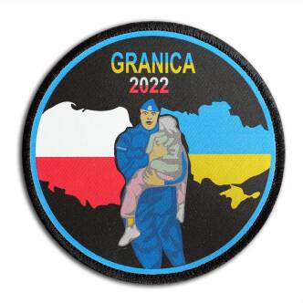Naszywka Ukraina Polska Granica 2022
